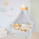 Baby Crib Bedding Set 6pcs Yellow