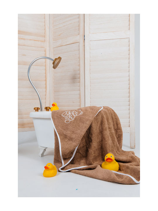 Belotex Baby-Badetuch Brown Gewicht 500gr/m²