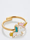 Stainless Steel Kids Ring with Design Unicorn RI-0008