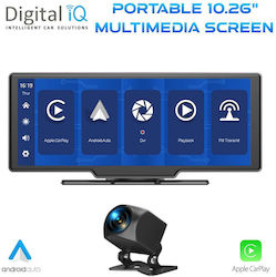 Digital IQ 10.26" Multimedia Screen for Dashboard with Apple CarPlay / Android Auto / GPS