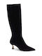 Leder Damenstiefel Schwarz