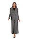 Derpouli Damen Blazer Grey