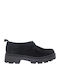 Leather Women's Loafers in Black Color