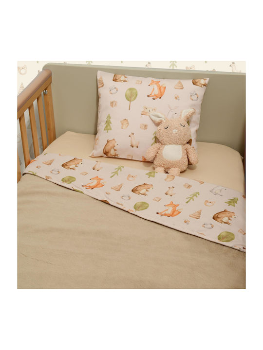Baby Oliver Κουβέρτα Κούνιας Minky 100x150εκ.