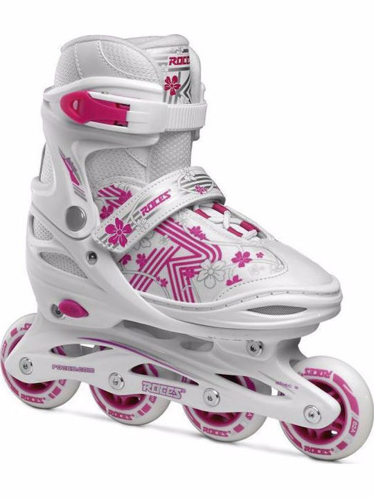 Inline Αυξομειούμενα Rollers Λευκά Παιδικά
