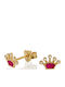 Tasoulis Jewellery Collection Παιδικά Σκουλαρίκια Καρφωτά από Χρυσό 9K
