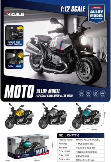 Martin Toys Motocicletă 1:12 (Diverse Modele) 1 Buc