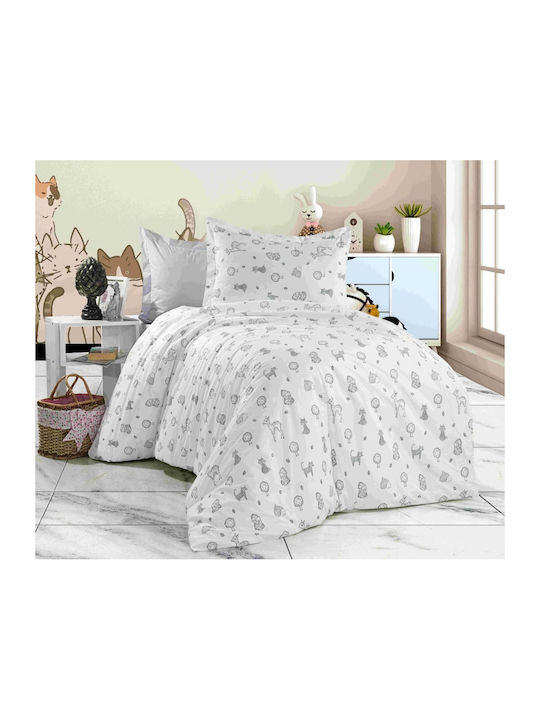 MayHome Duvet Cradle Cotton White 80x120cm