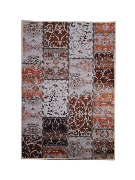 Sidirela No22 Rug Rectangular Paisley Beige-brown