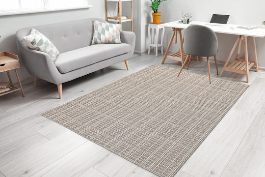 Nikotex Carpets Non-Slip Living Room Rug Warren Gray-Pink 133x190