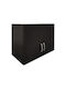 Pakketo Lego Rectangular Loft Closet made of Particleboard Wenge Shade 79x41.5x13cm 383-000062 1pcs