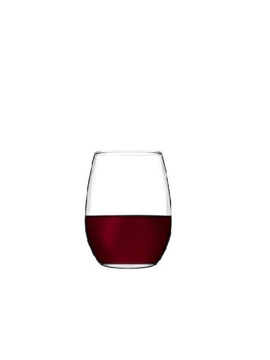Espiel Set Gläser für Weiß- und Rotwein aus Glas in Rot Farbe 6Stück