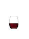Espiel Set Gläser für Weiß- und Rotwein aus Glas in Rot Farbe 6Stück