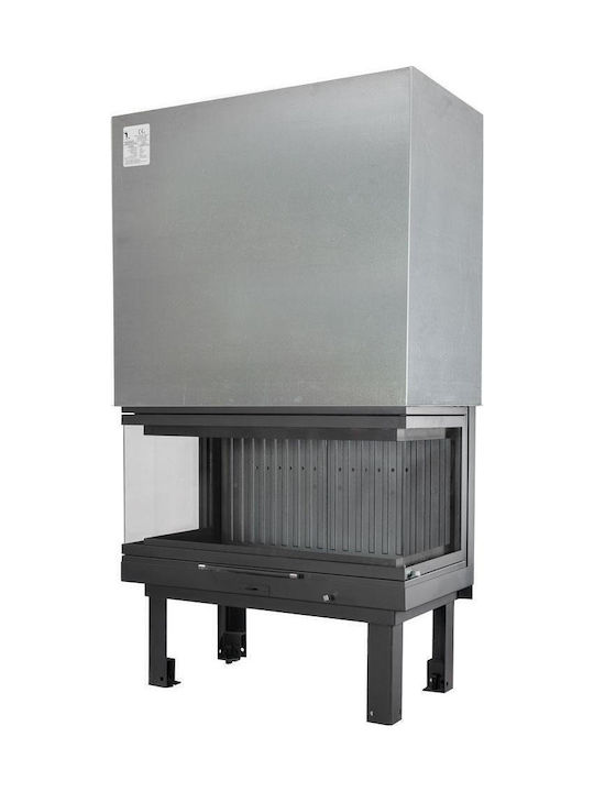 CHytiria Misailidi Eco T-90 45-90 BG Kaminofen Holz 22.8kW Dreiseitige mit Schiebeschranktür