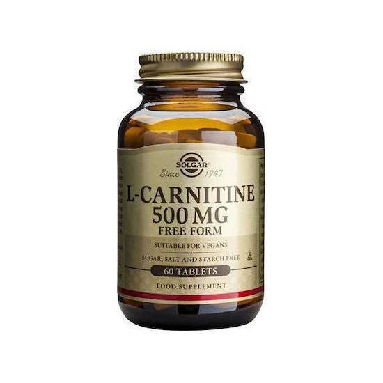 l carnitine solgar skroutz Solgar L-Carnitine 500mg 60 ταμπλέτες