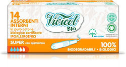 Organic Hypoallergenic Cotton Pads Compostable Applicator 14 Pcs – 3 Drops – Vivicot Bio