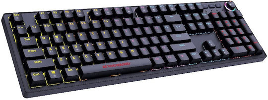 Zeroground Sakimo v2.0 Gaming Μηχανικό Πληκτρολόγιο με Outemu Red διακόπτες και RGB φωτισμό (Αγγλικό US)