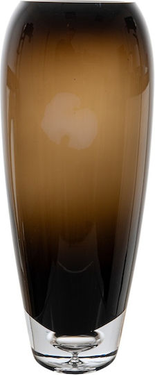 Handgefertigte Vase Pflanzen Glas Braune 12x12x28,7cm