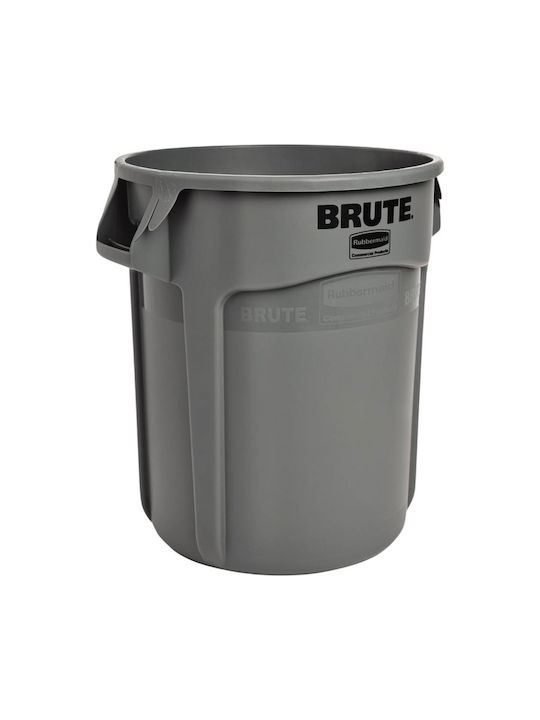 Κάδος 37,9 Λίτρων Κυλινδρικός Ενισχυμένος Brute Rubbermaid Γκρίζος 17214 37.9 Λίτρα