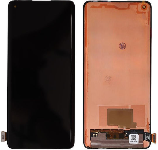 Οθόνη mit Touch-Mechanismus für OnePlus 8, Oppo Reno 4 Pro 5G (Schwarz)
