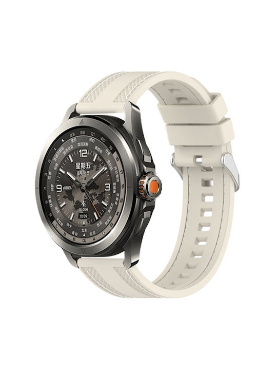 Silicone Strap Beige Xiaomi Watch S4 47mm