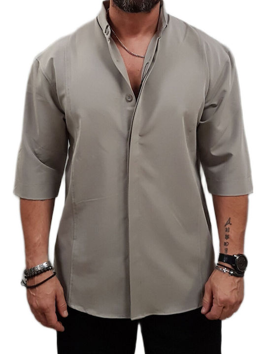 Vittorio Artist Fanco Μακρυμάνικo Overshirt Beige