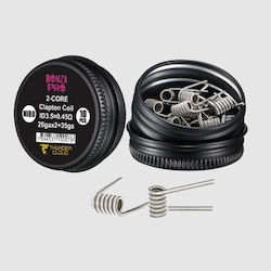 Bonza Pro 2-core Clapton Ni80 0.45ω 10pcs Thunder Cloud X Vaping Bogan Bonza Pro 2-core Clapton Ni80 0.45ω 10pcs Thunder Cloud X Vaping Bogan