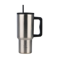 Estia Straw Tumbler XL Save the Aegean 900ml Steel Flow Estia Straw Tumbler XL Save the Aegean 900ml Steel Flow