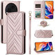 Puff Lines Brieftasche Rosa (TCL 605 4G)