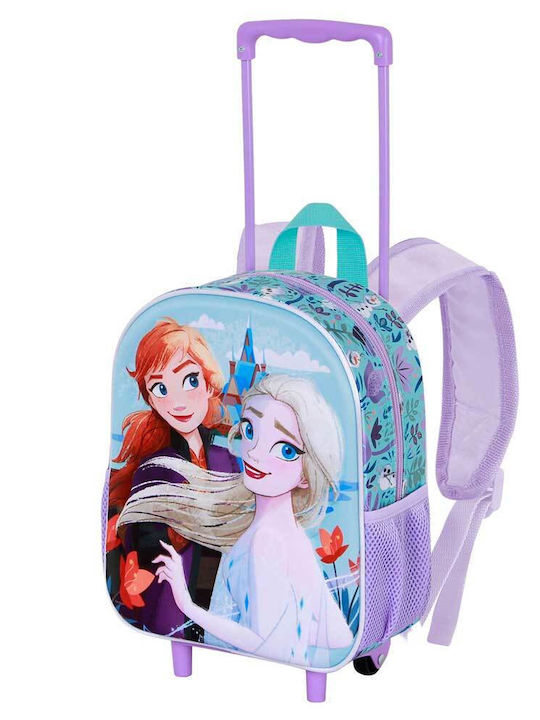Frozen 2 – Τσάντα Τρόλεϊ Νηπιαγωγείου 3d Frozen Spring