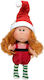Nines D'onil Κούκλα Σαλοπέτα Μακρύ Μαλλί Xmas 23εκ