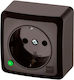 Elektro-plast Berg Single Socket Schuko N T 2p+...