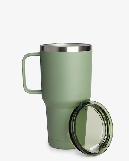 SmartShake Nomad Handled Tumbler Θερμός Πλαστικό 900ml Green με Καλαμάκι και Λαβή