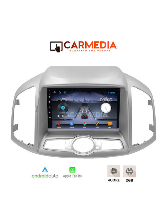Carmedia Car Audio System for Chevrolet Captiva 2012 with Touch Screen 9" Bluetooth USB Wi-Fi GPS Apple CarPlay Android Auto
