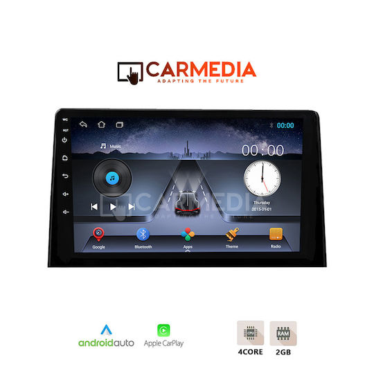 Carmedia Car Audio System for Peugeot Partner Opel Combo Toyota Proace Citroen Berlingo 2018 (Bluetooth/USB/WiFi/GPS/Apple-Carplay/Android-Auto) with Touch Screen 10"