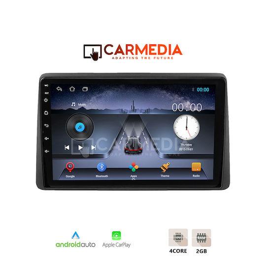 Carmedia Car Audio System for Nissan Juke 2021 (Bluetooth/USB/WiFi/GPS/Apple-Carplay/Android-Auto) with Touch Screen 10"