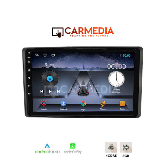 Carmedia Car Audio System for Toyota Raize 2020 (Bluetooth/USB/WiFi/GPS/Apple-Carplay/Android-Auto) with Touch Screen 10"