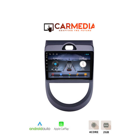 Carmedia Ηχοσύστημα Αυτοκινήτου για Kia Soul 2008-2013 (Bluetooth/USB/WiFi/GPS/Apple-Carplay/Android-Auto) με Οθόνη Αφής 9"