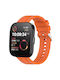 Каишка Силикон Оранжев (Amazfit Bip 5)