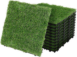 Synthetic Lawn Tiles 0.3x0.3m 22pcs