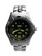 Catamaran Men's Watch 39.5mm Battery with Silver Metal Bracelet