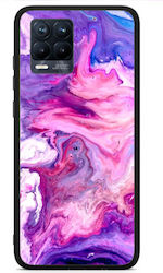 Realme 8 I Marble Art Negru Lucios Husa