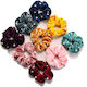 Scrunchie Catifea Perle Violet Deschis