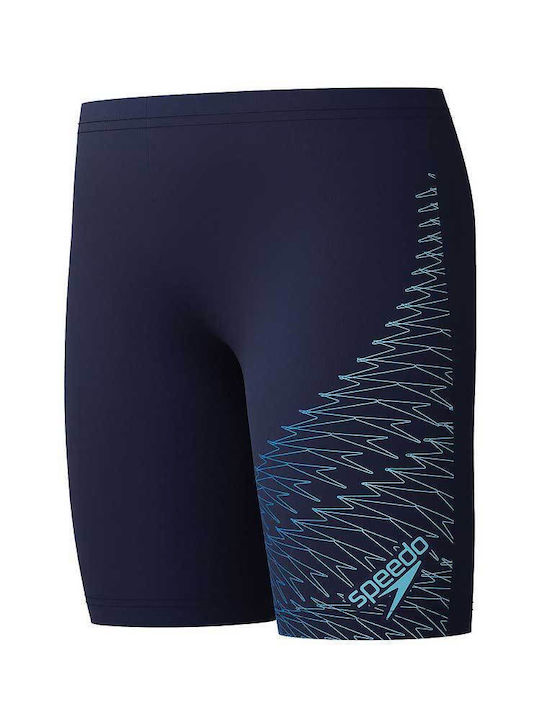 Speedo Tech Kinder Badeanzug Jammer Blue