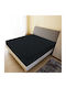 vidaXL Sheet Sets Queen with Elastic 160x200cm. Black 2pcs
