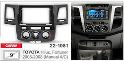 Πρόσοψη Τάμπλετ 9″ Toyota Hilux 2005-2008 Μαύρο Γυαλιστερό Manual A C 22-1081 Πρόσοψη Τάμπλετ 9″ Toyota Hilux 2005-2008 Μαύρο Γυαλιστερό Manual A C 22-1081
