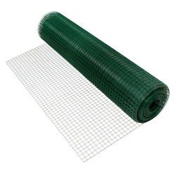 ECD Germany Σύρμα για Περίφραξη Κήπου από PVC 1.2x1.2εκ. Πράσινο