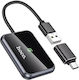 Adaptor Wireless Carplay Usb A Usb C Hoco Hu1 – Negru