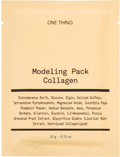 Gesichtsmasken Mit Kollagen One Thing Modeling Pack Kollagen 20g