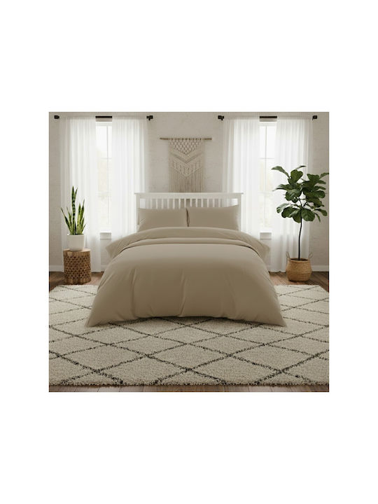 Melinen Lavish Σεντόνι King Size 270x270εκ. Beige